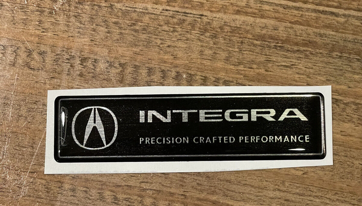 For Acura Integra Aspec Emblem Badge Decal Sticker Black 2021 2022 2023 New
