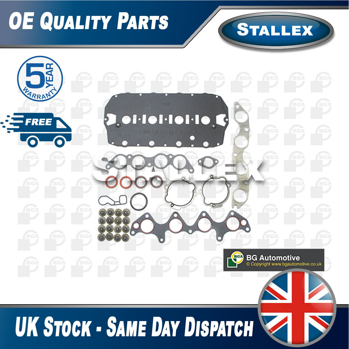 Fits MG MGF ZR TF Rover Coupe 200 400 1.8 Cylinder Head Gasket Set Stallex