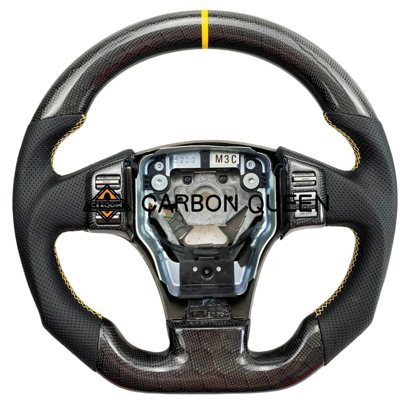 HONEYCOMB CARBON FIBER Steering Wheel FOR INFINITI g35 W/NO BUTTONS