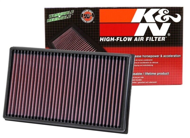 K&N Hi-Flow Air Intake Filter 33-3005 For 2015-2023 VW GTI Golf R & More