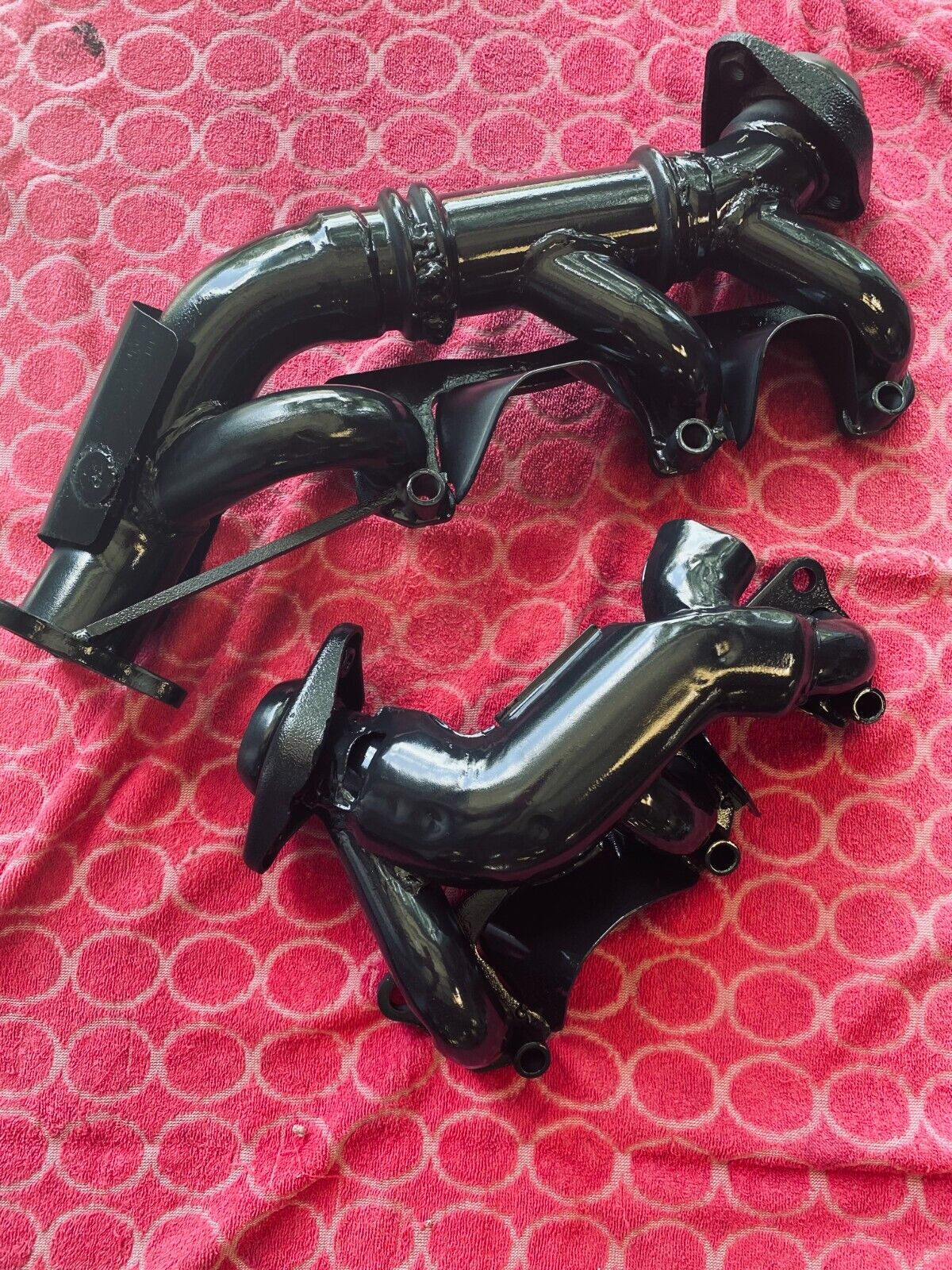 86 87 Buick Turbo Regal Headers with High Temperature Coating - Black