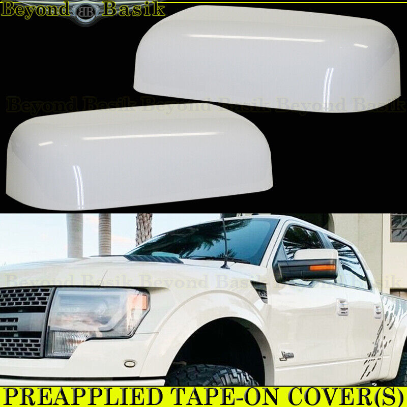 2009 2010 2011 2012 2013 2014 Ford F150 Top Mirror COVERS Z1 YZ OXFORD WHITE