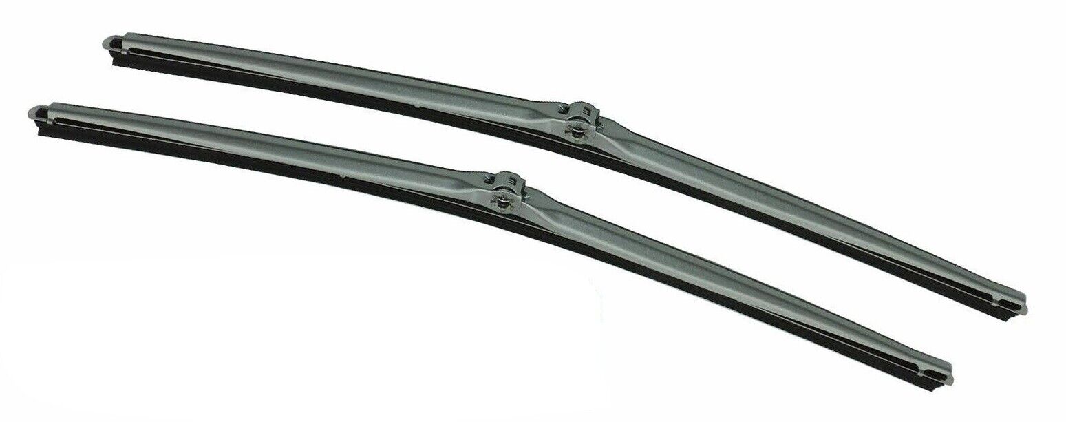 Stainless Steel Wiper Arm Blades Brushed Correct Reproduction A MUST PAIR 68-72