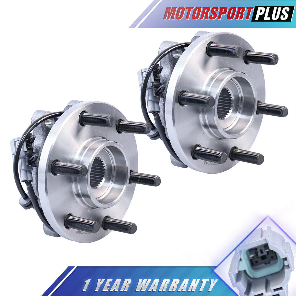 2PCS Front Side Wheel Hub Bearing Assembly For Nissan Xterra Frontier Pathfinder