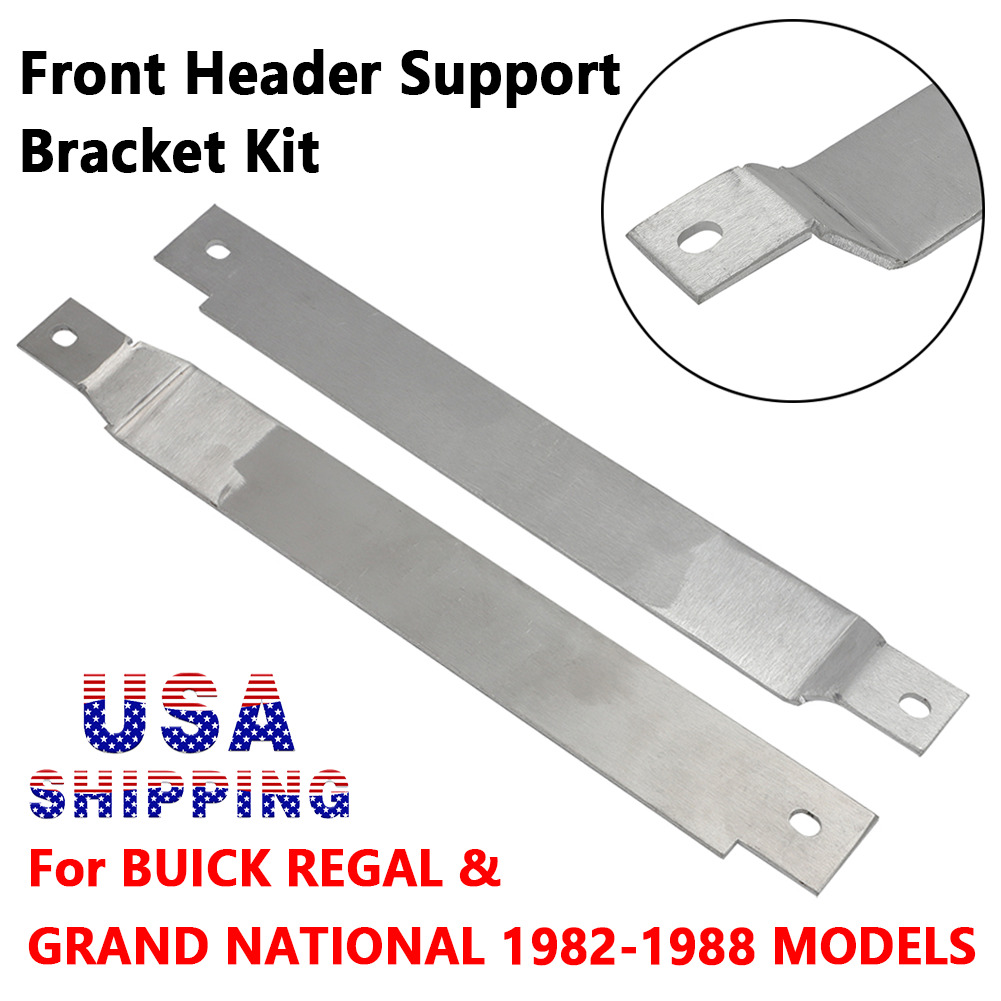 US For BUICK REGAL GRAND NATIONAL Front Header Support Bracket 1982-88 Aluminum