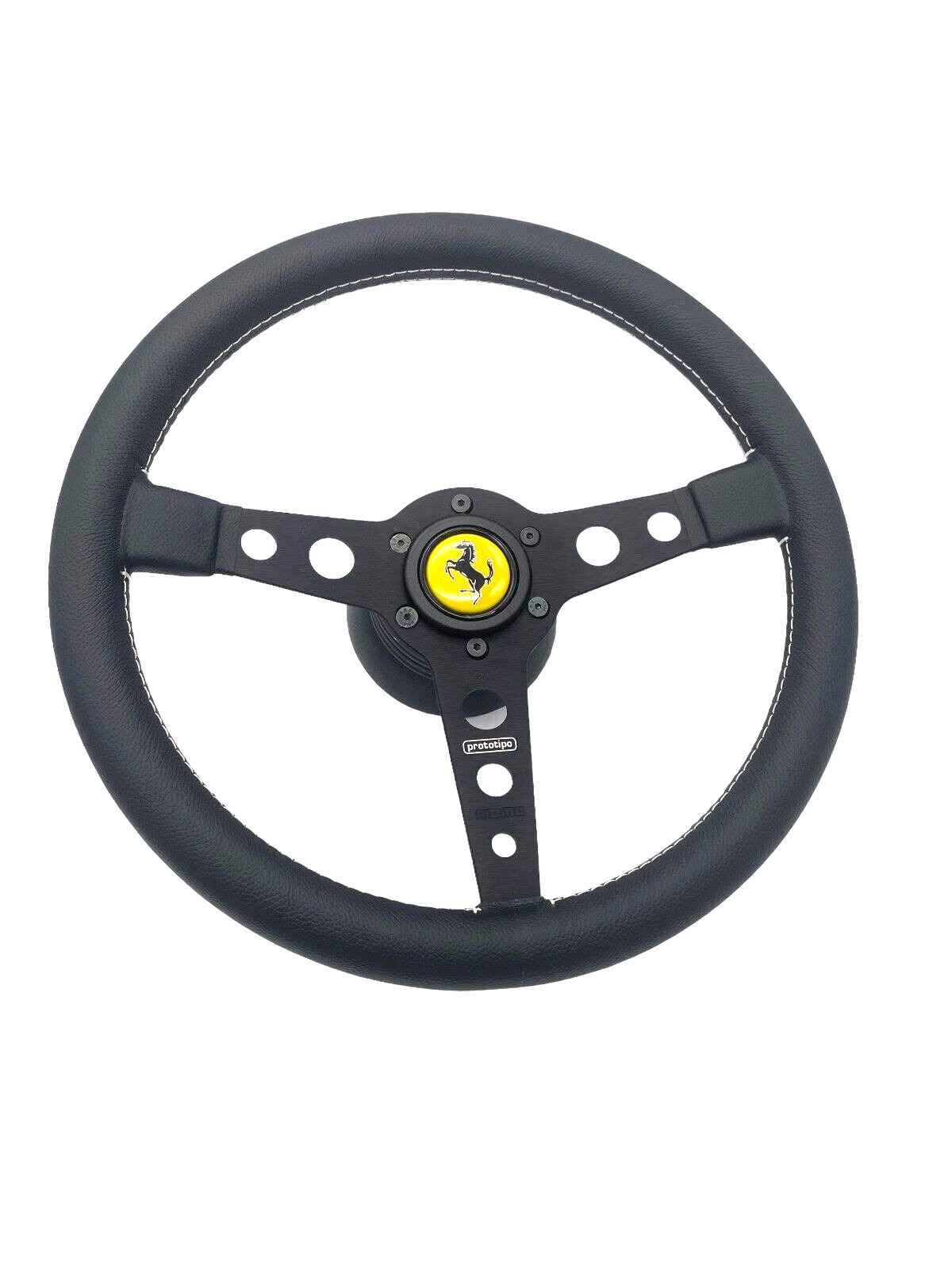 Ferrari F355 MOMO Prototipo Leather Steering Wheel 350mm With Hub Kit