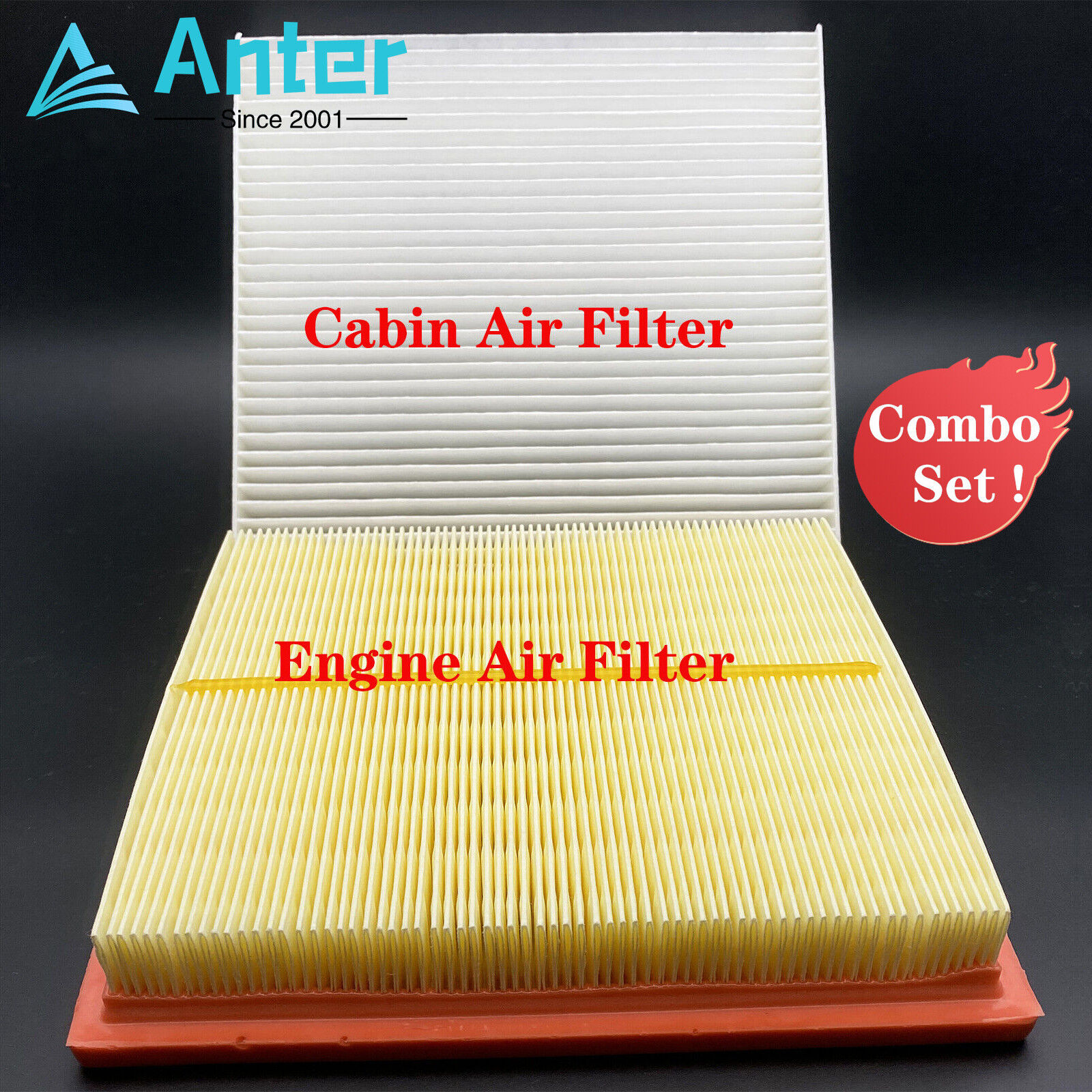 CABIN & AIR FILTER COMBO FOR TOYOTA PRIUS 1.8L ENGINE 2015 - 2010