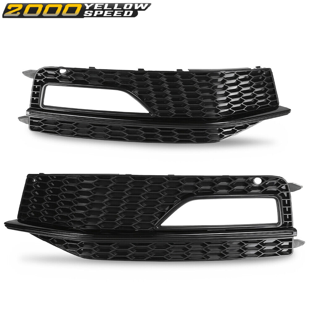 New Fit For Audi S4/A4 S-line 2013-2015 Bumper Fog Light Lamp Cover Grille