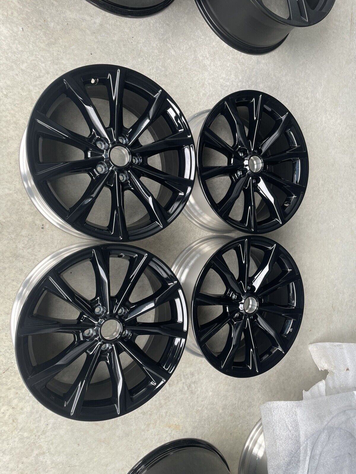 Honda Gloss Black Wheels Rims 18” Inch Factory Oem CRV,Civic,Accord Set 4 60310B
