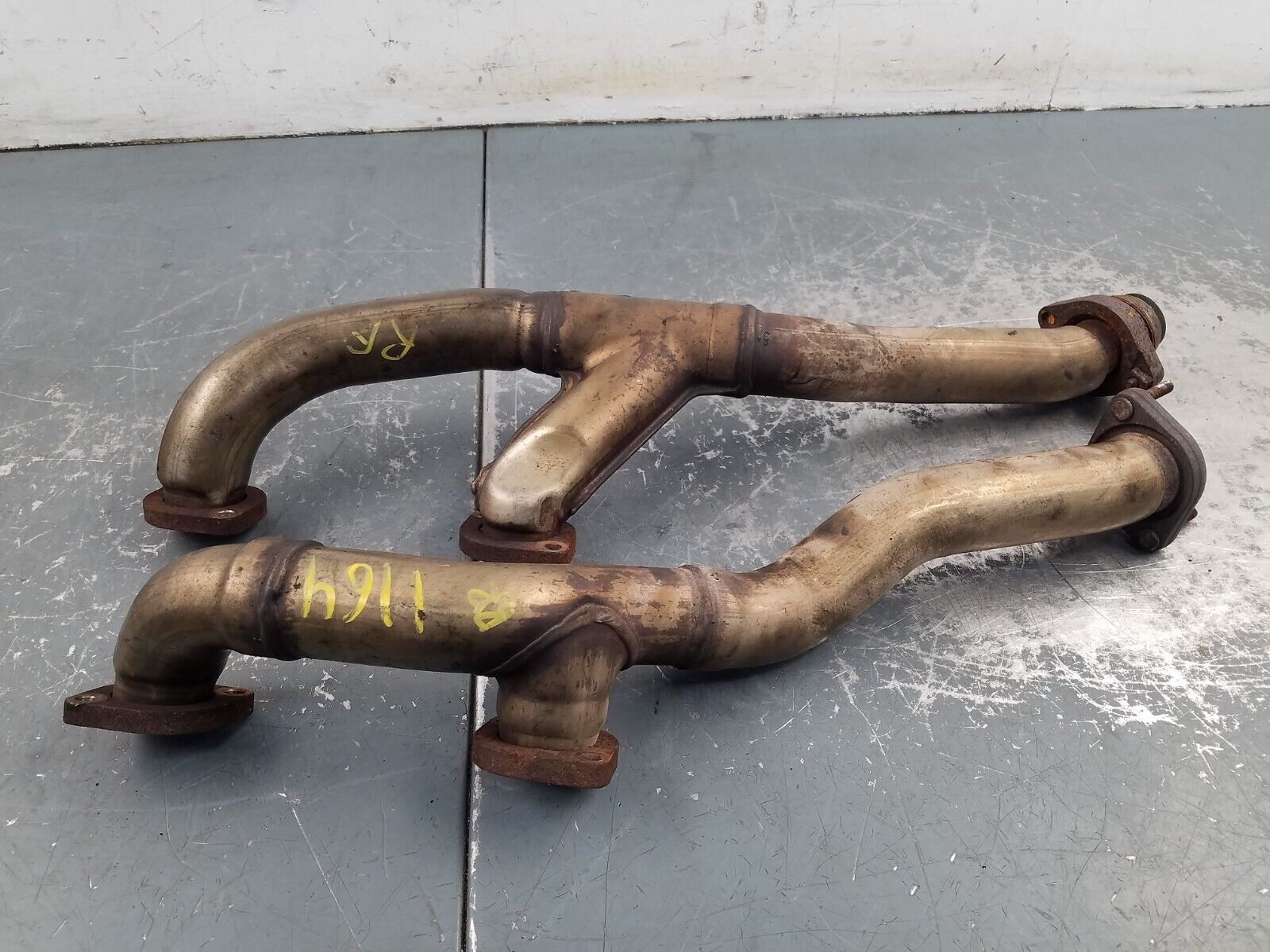2002 BMW M5 E39 S62 Right Header/Manifold Pipes #1164 K1