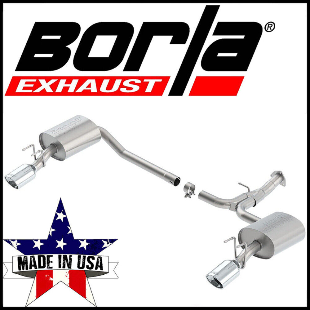 Borla S-Type Axle-Back Exhaust System Kit fits 2016-2017 Honda Accord 2.4L 3.5L