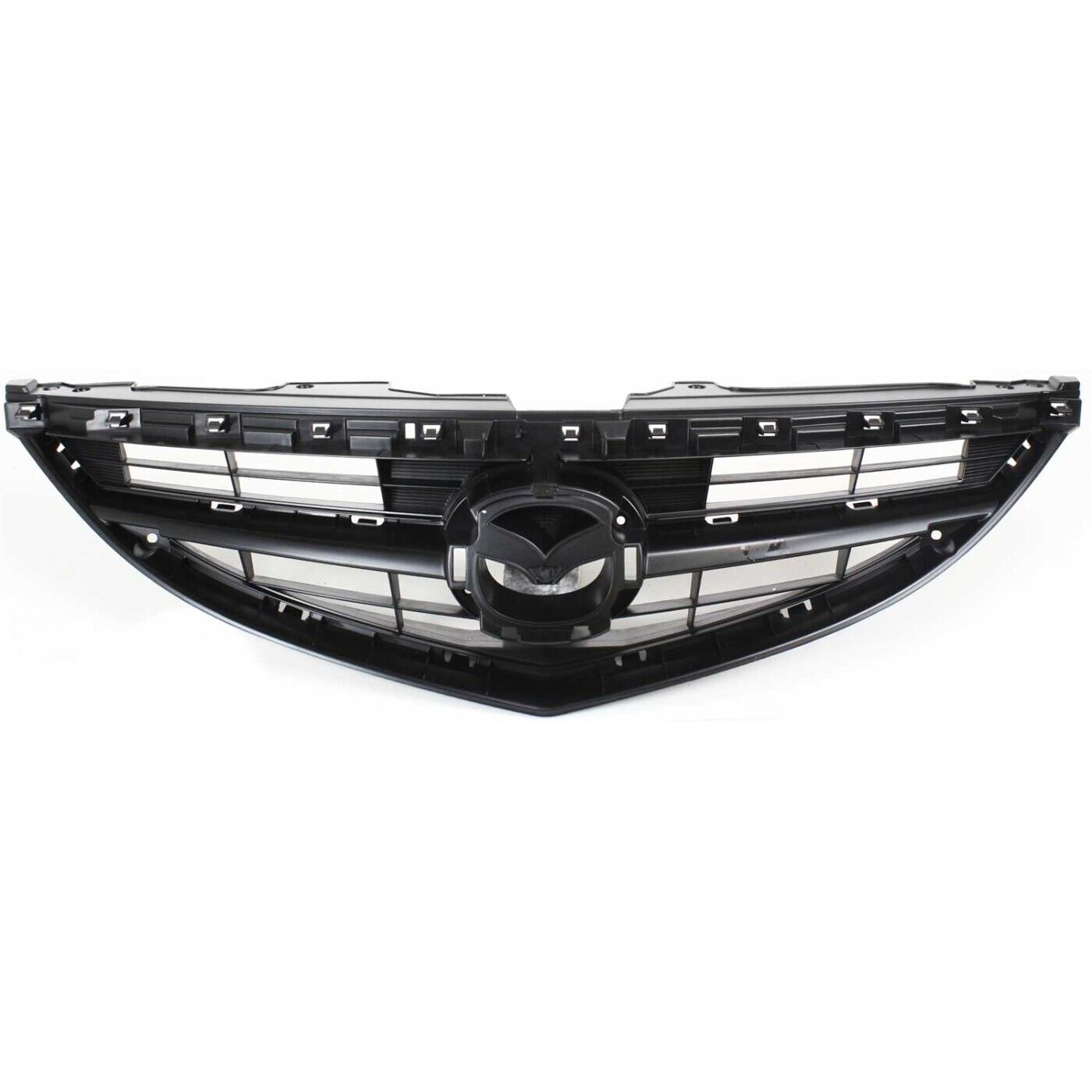 Grille For 2009-2013 Mazda 6 Textured Black Shell and Insert