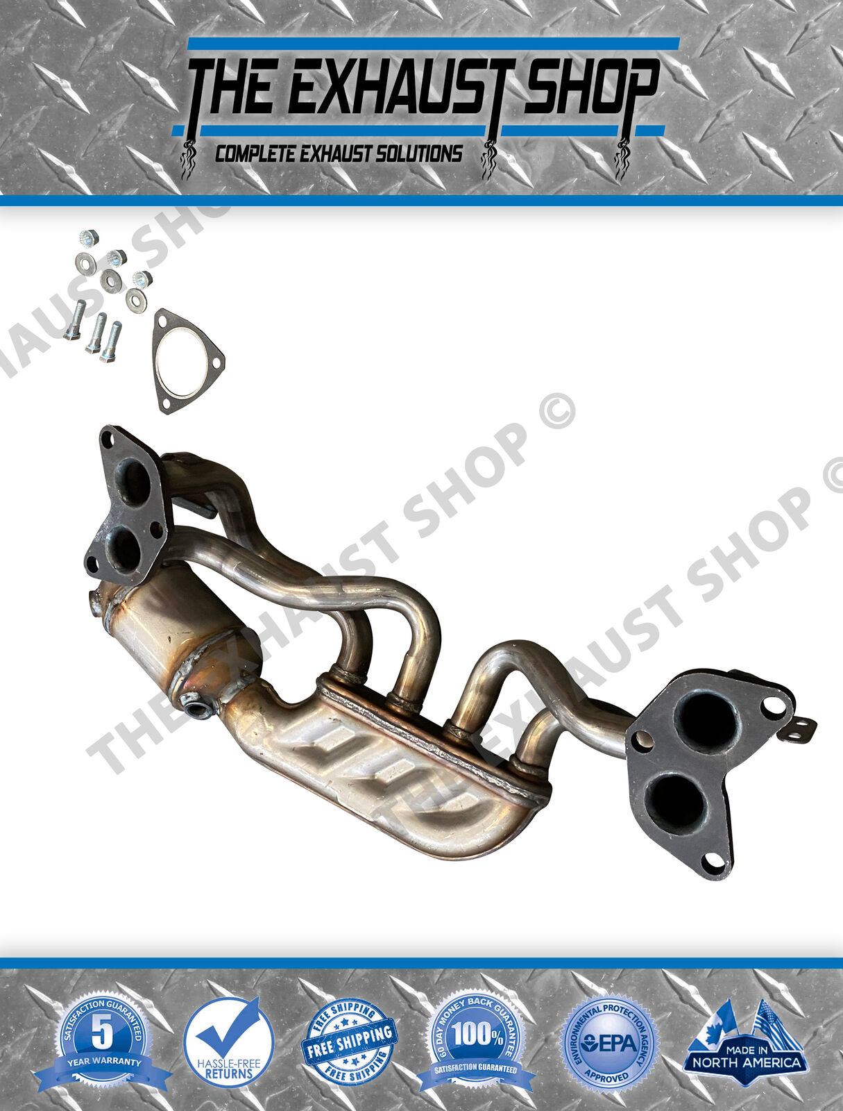 Manifold Catalytic for Subaru Forester/Impreza/Legacy/Outback/Crosstrek Front 