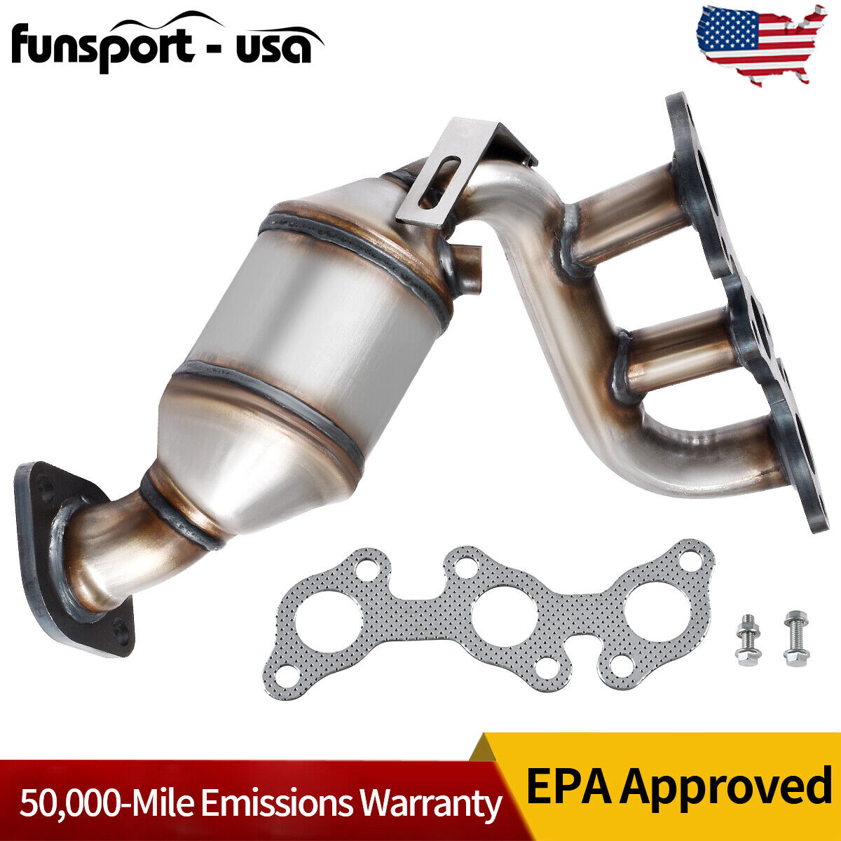EPA Exhaust Catalytic Converter Fit For 2004-2006 Toyota Sienna 3.3L FWD Bank 1