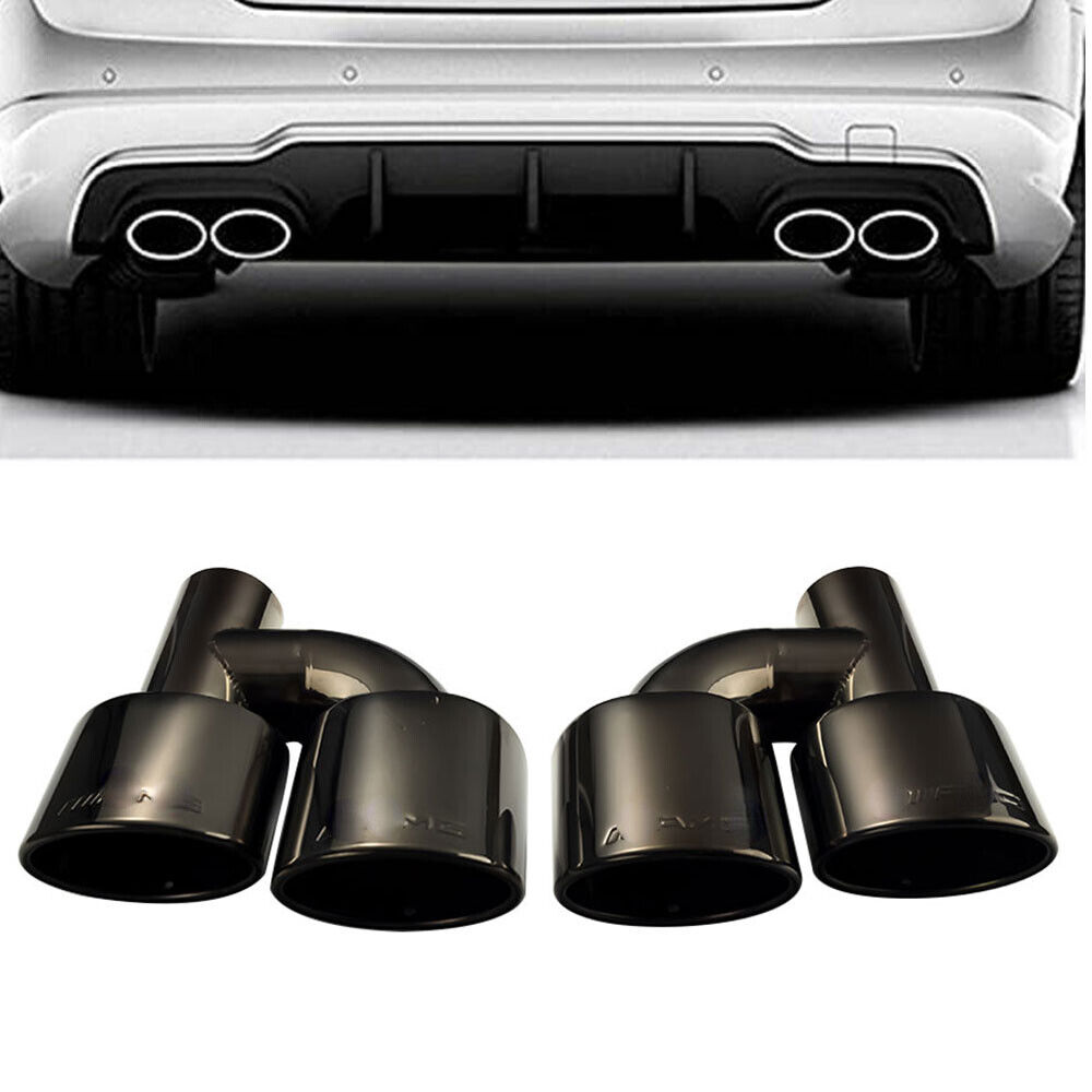 L+R For Mercedes Benz AMG Exhaust Tips W212 E350 E400 C63 C300 C350 W204 