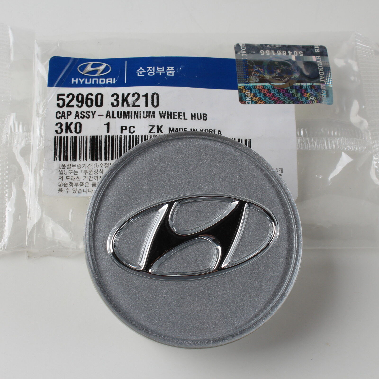 Genuine Santa Fe Wheel Center Cap 2007-12 52960-3K210 (qty=1pc) for Hyundai
