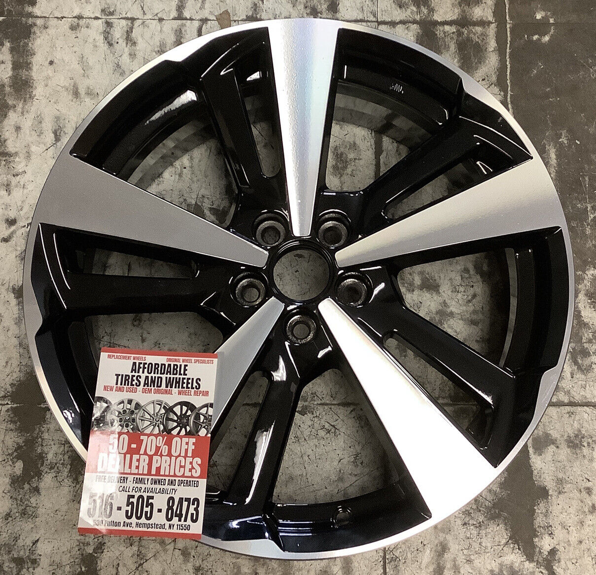 Subaru Impreza 2017 2018 2019 2020 68848 OEM wheel rim 18 x 7.5 CNC BLACK    