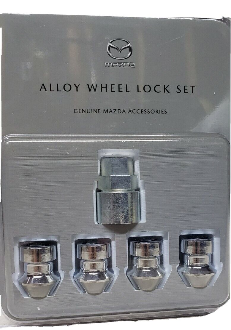 Mazda Chrome Wheel Locks (locking lugnuts) C9N3V9740 fits all Mazda.