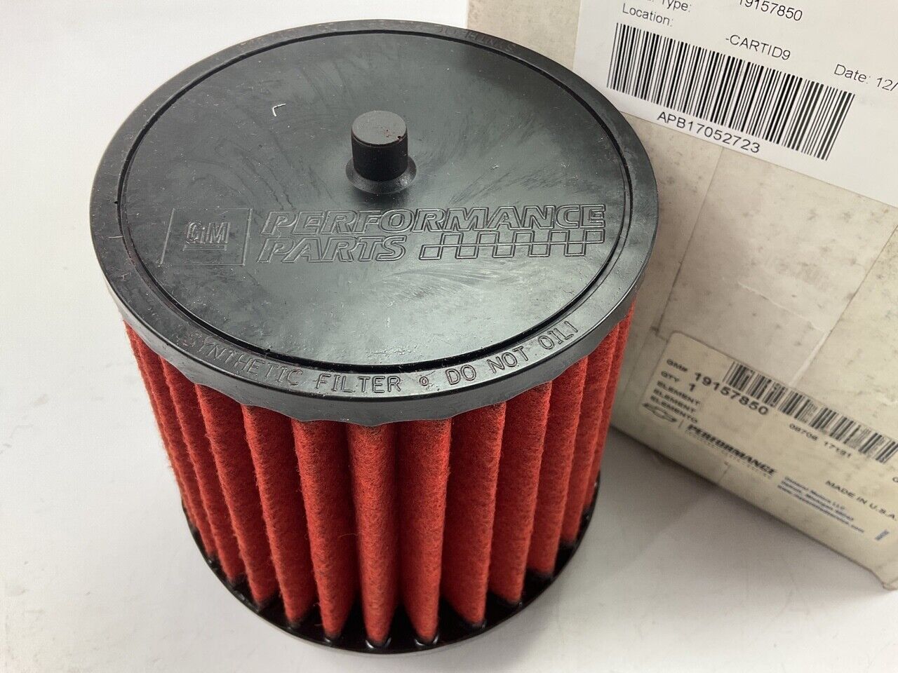 Replacement OEM GM 19157850 Cold Air Intake Filter For Pontiac Solstice GM Kit