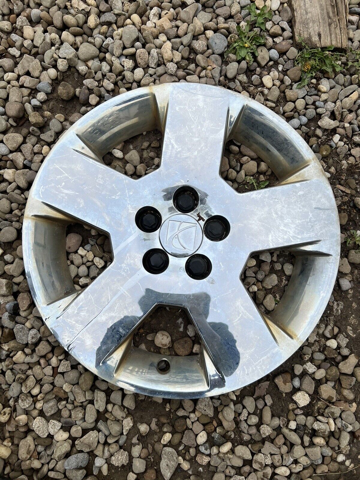 07 08 09 10 SATURN AURA 17'' used Chrome wheel cover hubcap 9595617