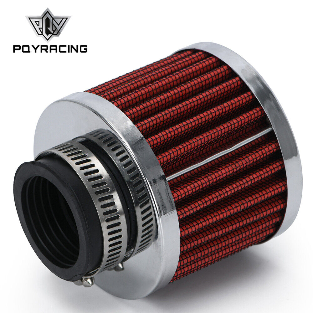 33MM Red Air Intake Filter Turbo Vent Crankcase Breather Washable Air Filtration
