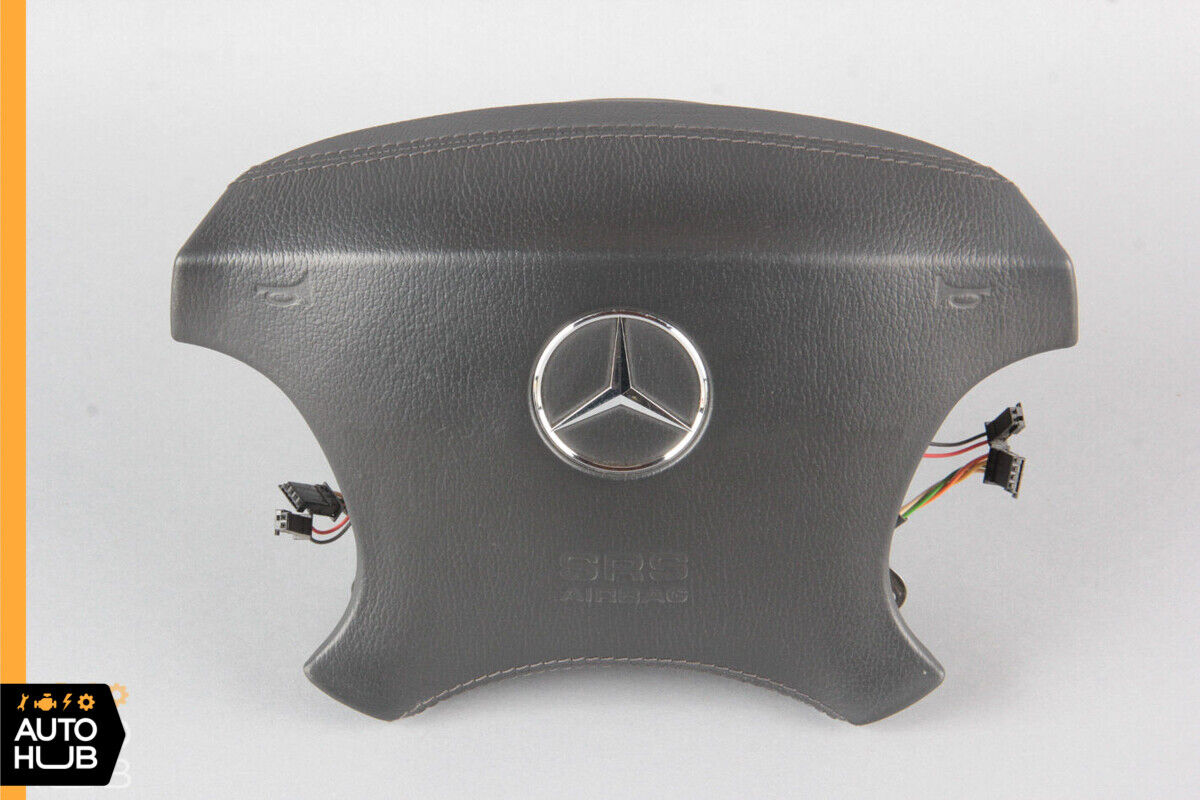 00-06 Mercedes W220 S350 S500 CL55 AMG Steering Wheel Air Bag Airbag Black OEM