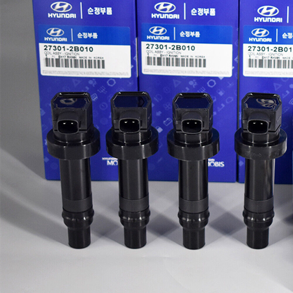 4Pcs Ignition Coil UF636 Fits for Hyundai 2010 2011 Kia Soul 1.6 L4 27301-2B010