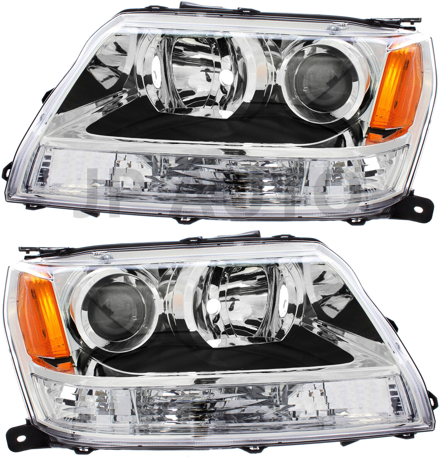 For 2009-2013 Suzuki Grand Vitara Headlight Halogen Set Pair