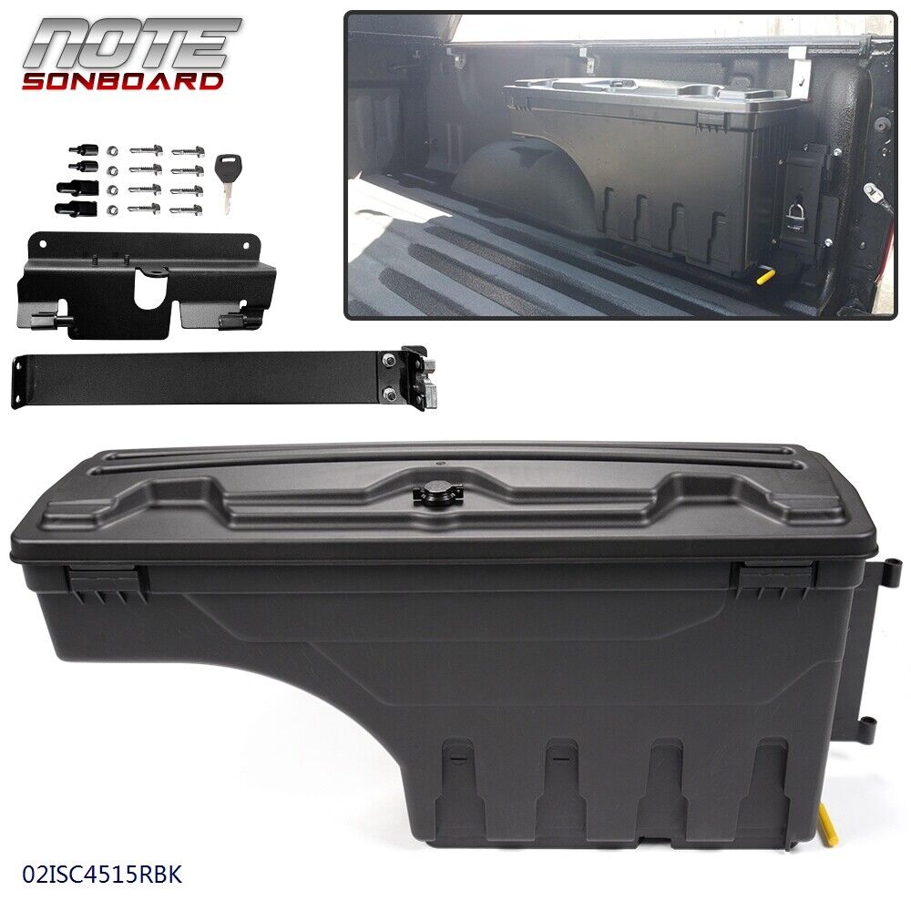 Fit For Chevy Silverado GMC Sierra 2007-2018 Truck Bed Storage Box Toolbox Right