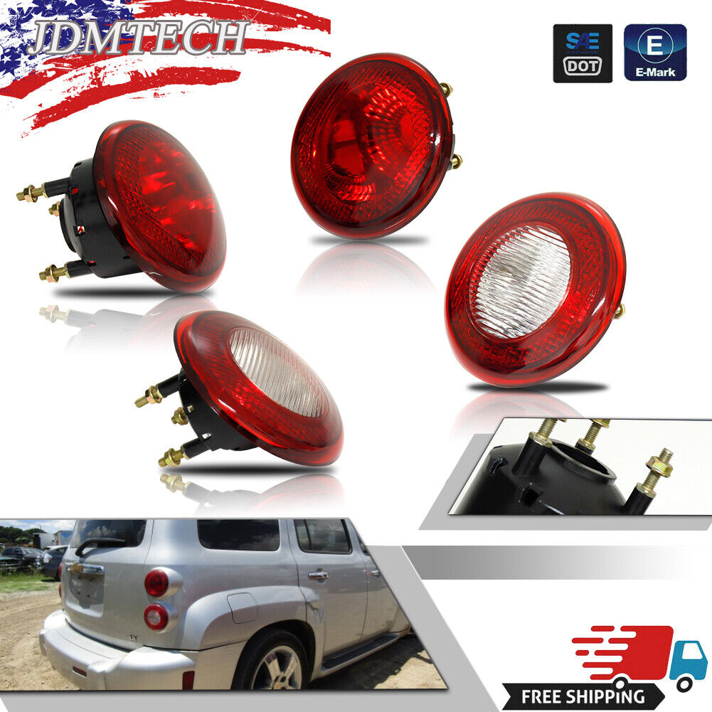 For Chevy HHR Red Rear Reverse Backup Light + Upper Tail Light Taillamps Housing