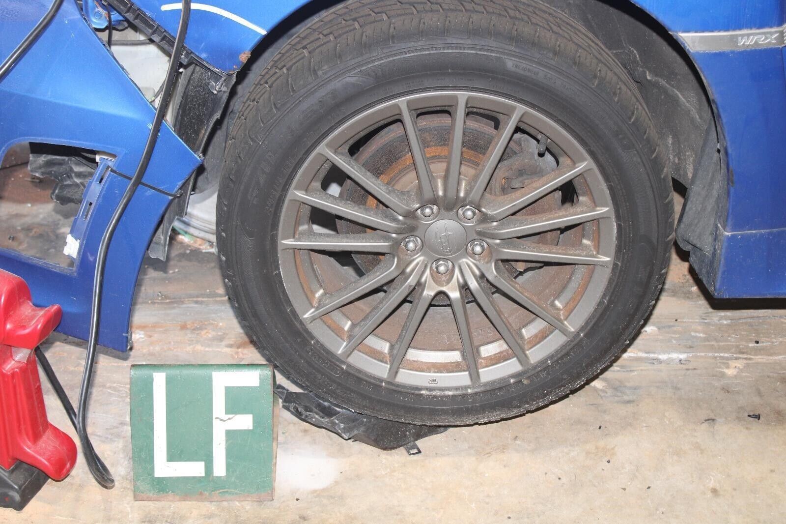 10-14 Impreza Painted Grey Alloy OEM Factory Wheel Rim 17x8 Fifteen 15 Spokes