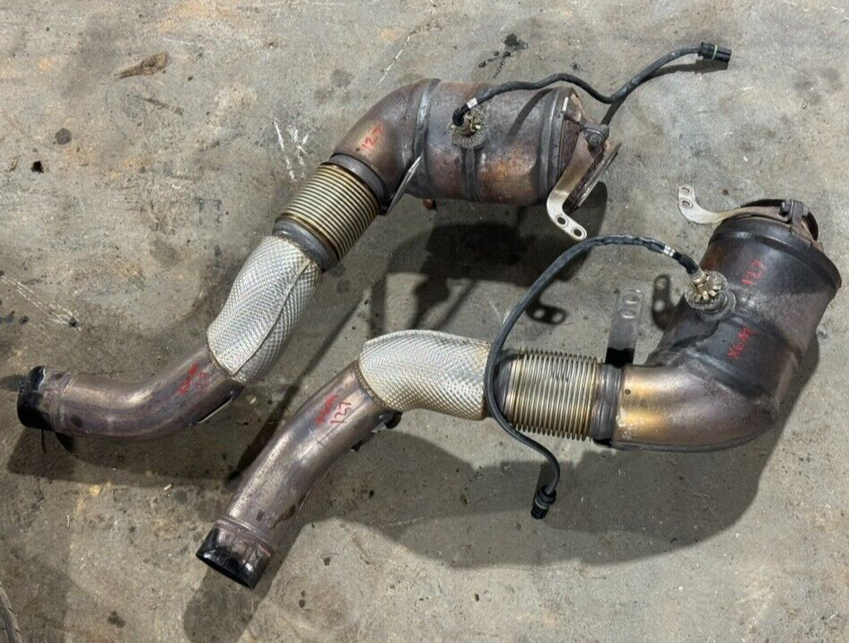 15-19 BMW X5M X6M LEFT & RIGHT SIDE HEADERS EXHAUST MANIFOLD PAIR