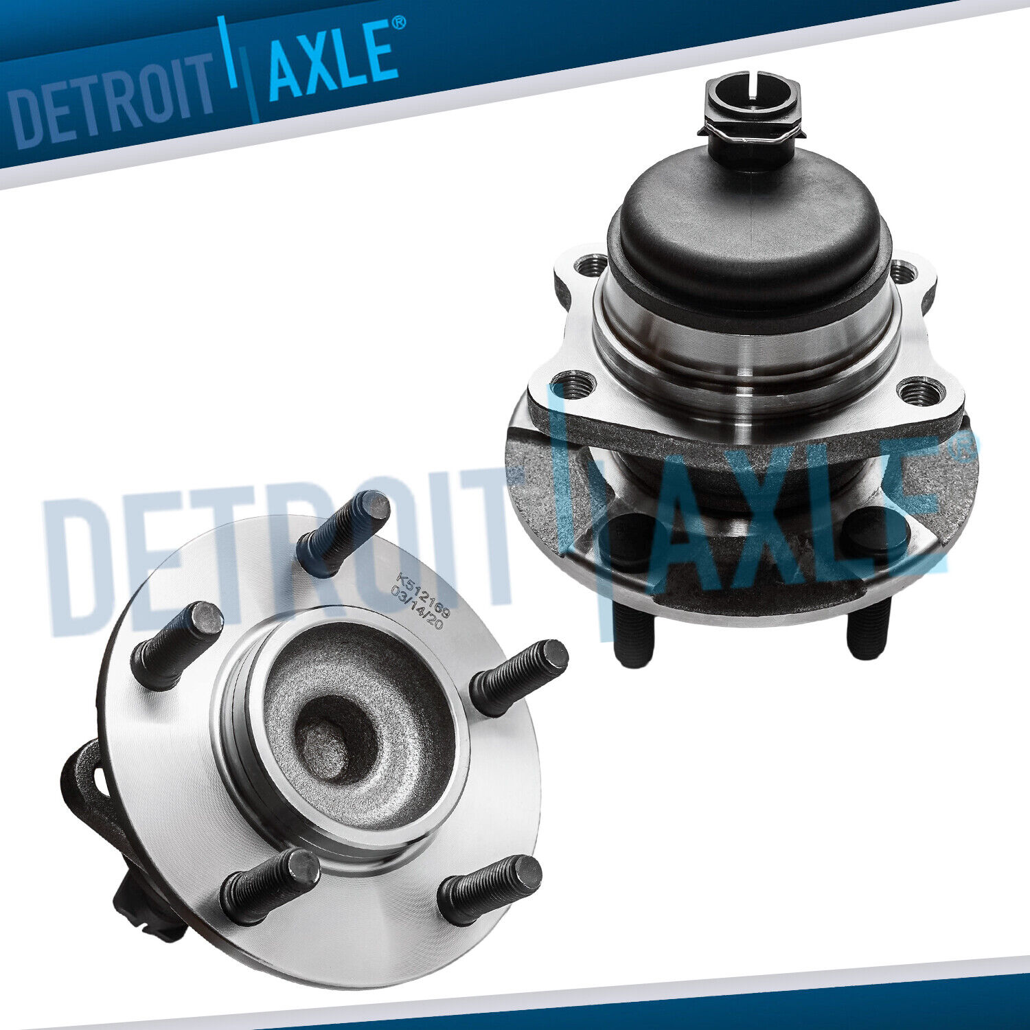FWD REAR Wheel Hub and Bearings Assembly for Dodge Grand Caravan Town & Country