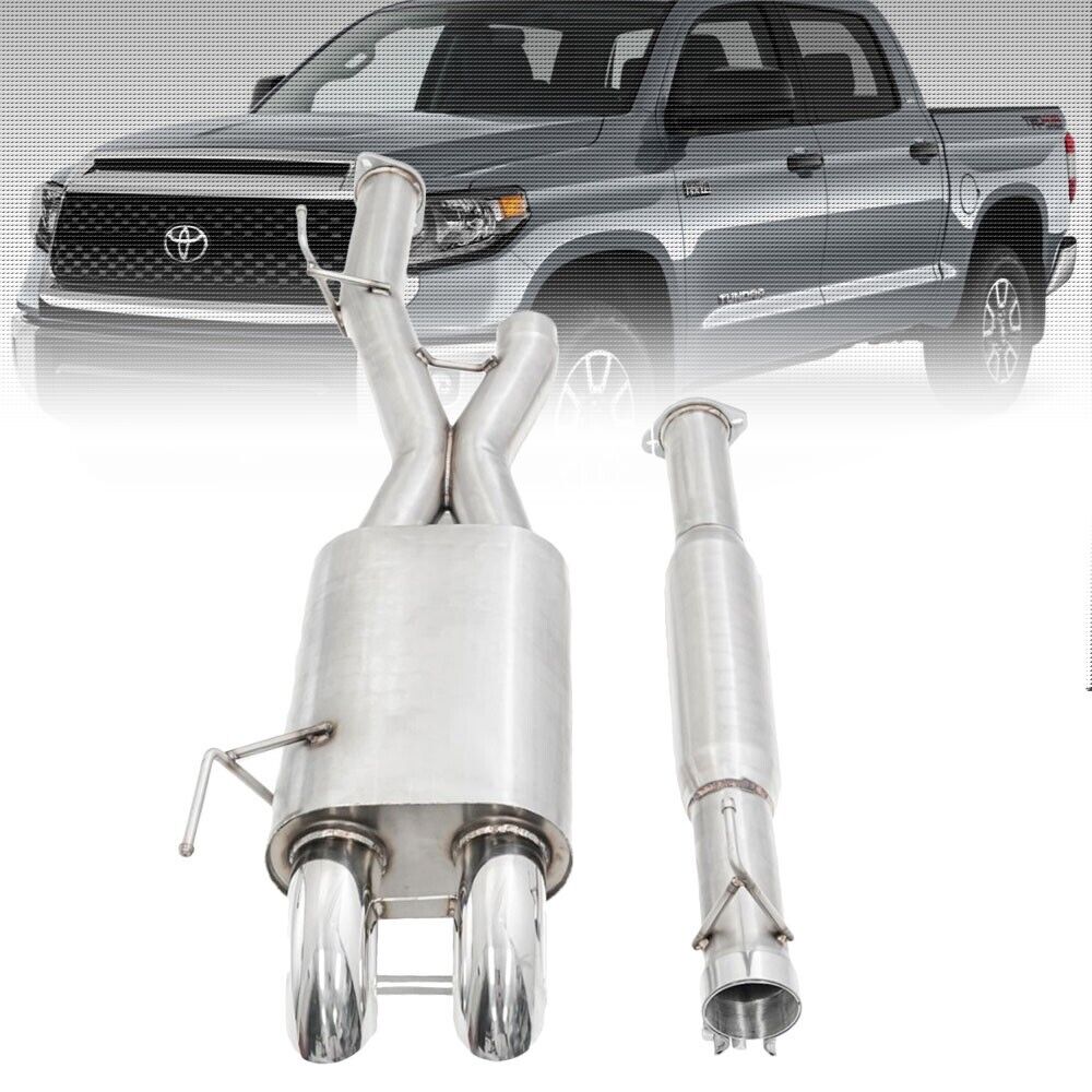 Megan Catback Exhaust Dual Turn-Down Tips For For 14-21 Tundra CrewMax 5.7L XK50