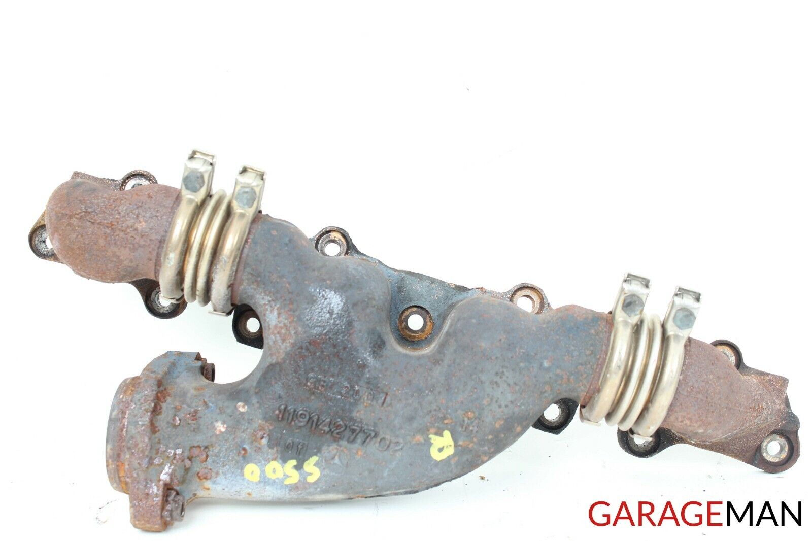 94-99 Mercedes W140 S500 CL500 Right Side Exhaust Manifold Header 1191427702 OEM