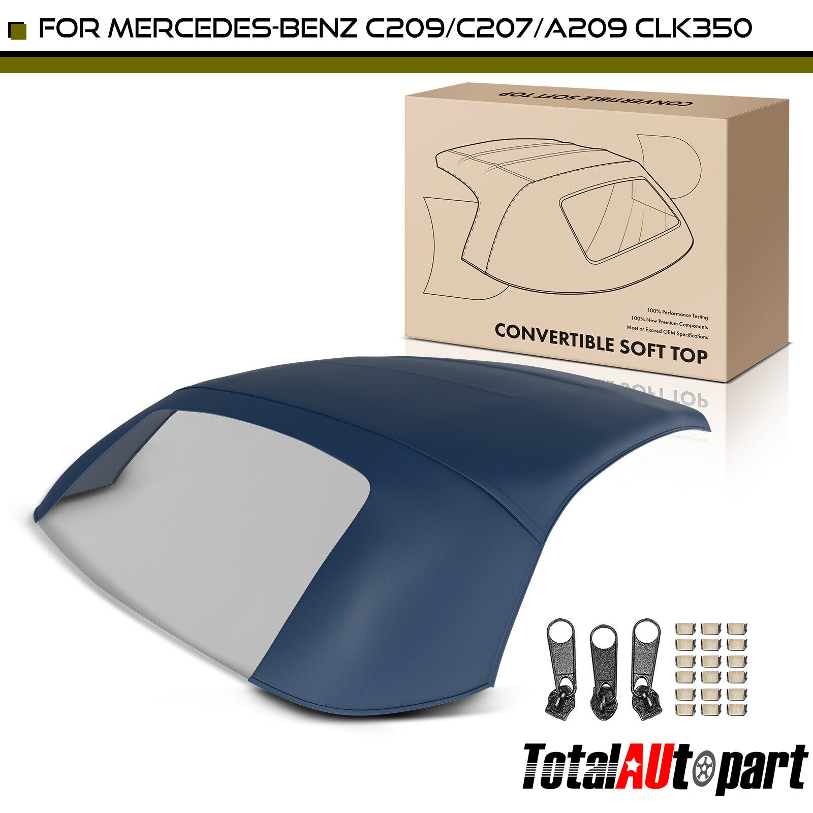 New Blue Convertible Soft Top for Mercedes-Benz CLK55 AMG CLK320 CLK350 CLK550