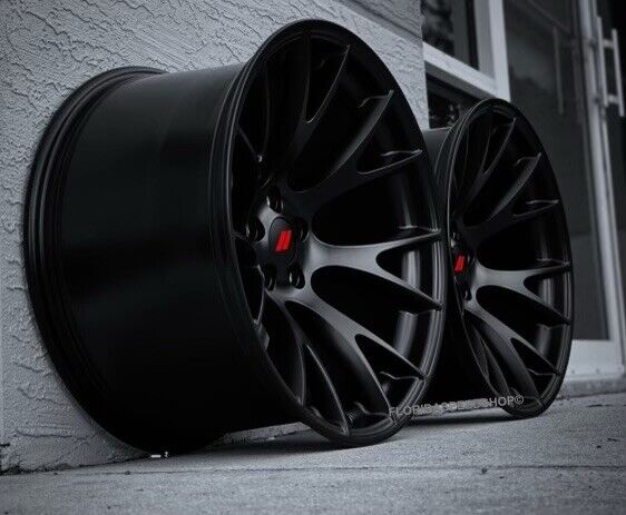 Dodge Satin Black Hellcat Wheels 20X11