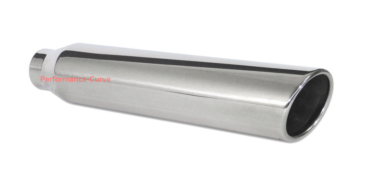 Stainless Steel Rolled Edge Exhaust Tip 2.25