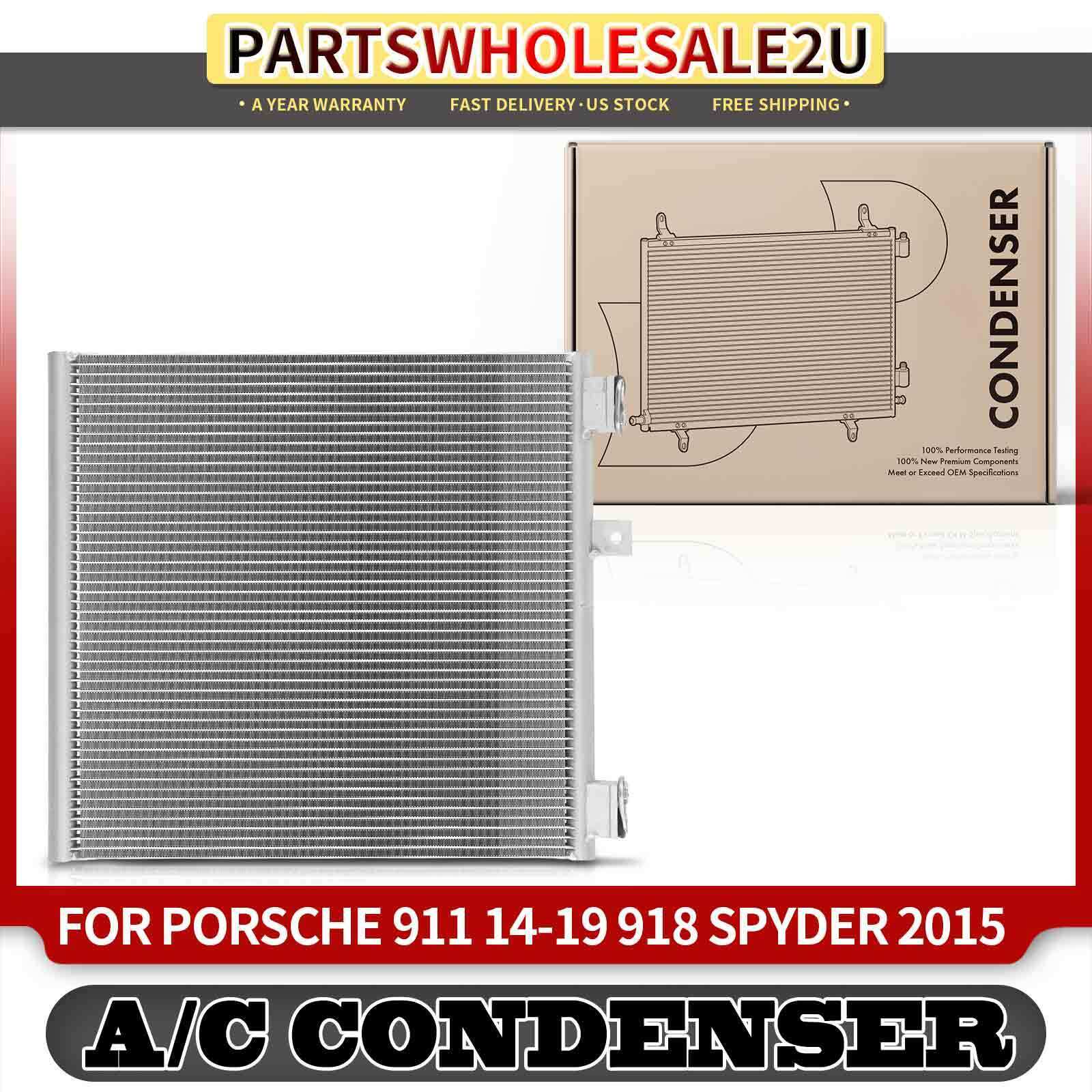 A/C Condenser w/ Bracket for Porsche 911 918 Spyder 3.8L 4.0L 4.6L 99157311104