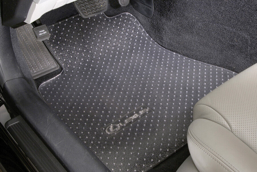 Front 2 Piece Protect-A-Mat Rubber Custom Fit Floor Mats for Cadillac Vehicles