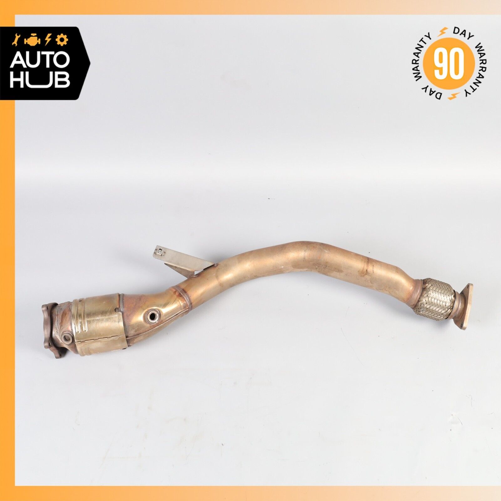03-12 Bentley Continental GT GTC 6.0L W12 Exhaust Downpipe Left Driver Side OEM