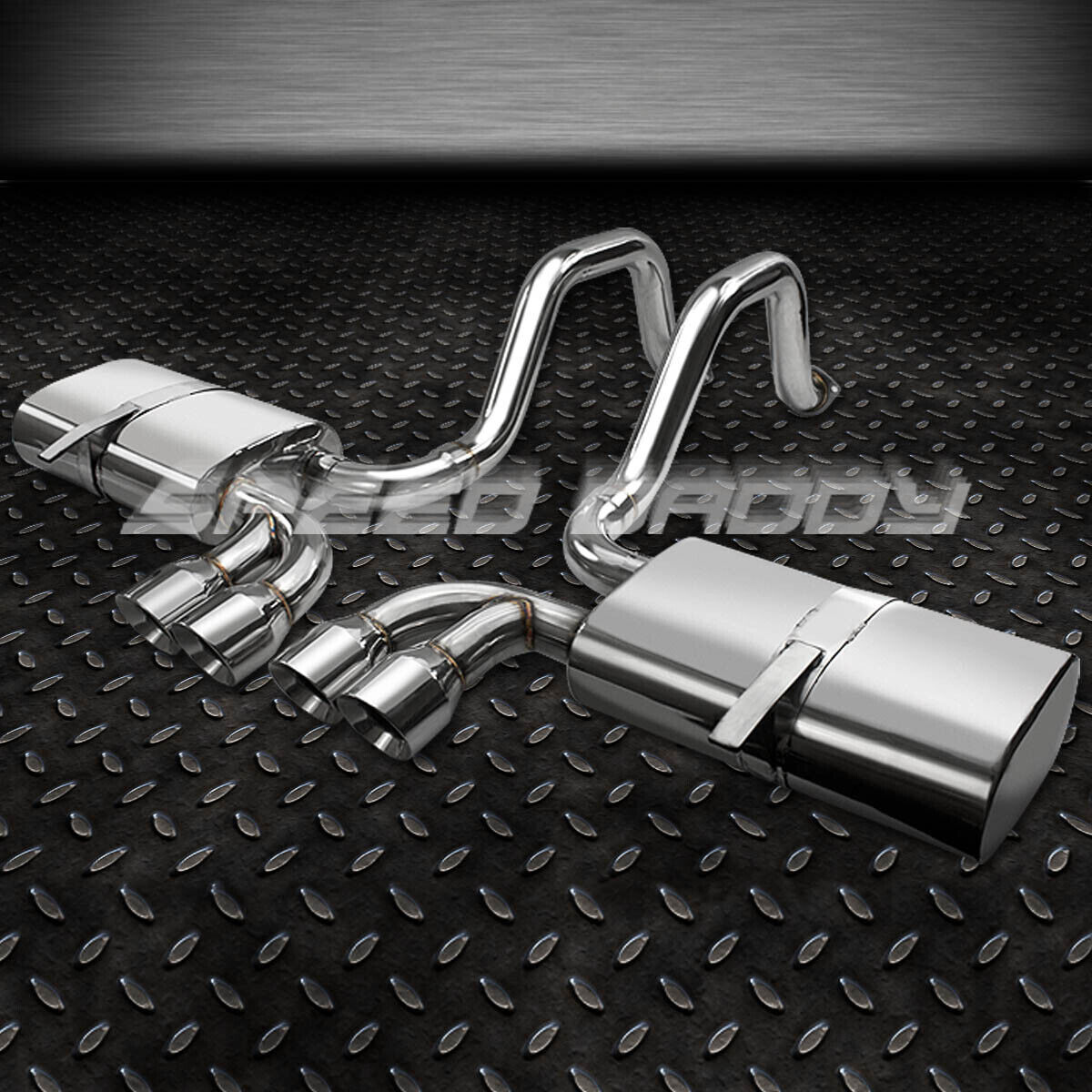 DUAL CAT AXLE-BACK EXHAUST 3.75\