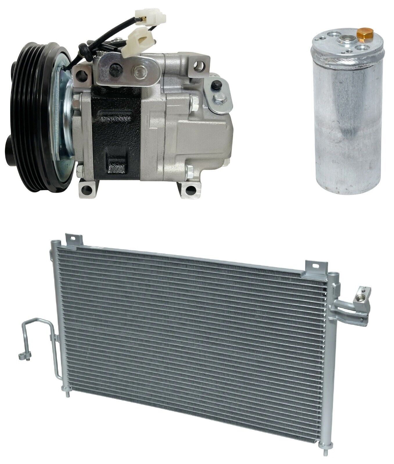 BRAND NEW RYC AC Compressor Kit W/ Condenser FH480 Fits Mazda Protege 1.6L 2001