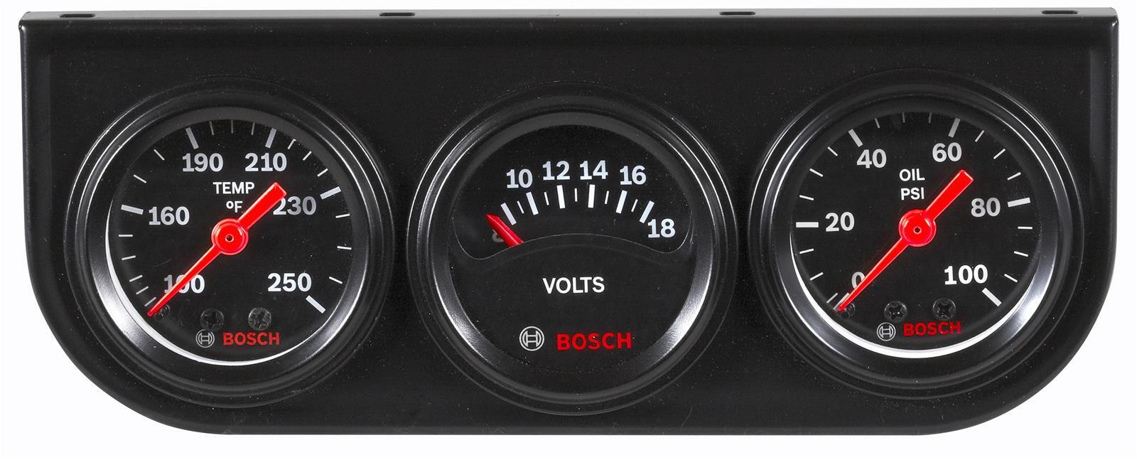 Bosch Performance FST-8090 Style Line 1-1/2-IN. Mini Triple Gauge Kit