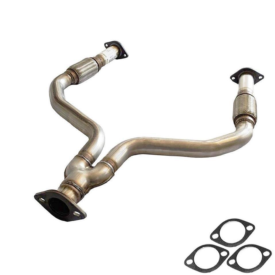 Direct Fit Exhaust Y Flex Pipe fits: 2004-06 G35X 2003-05 FX35 FX45