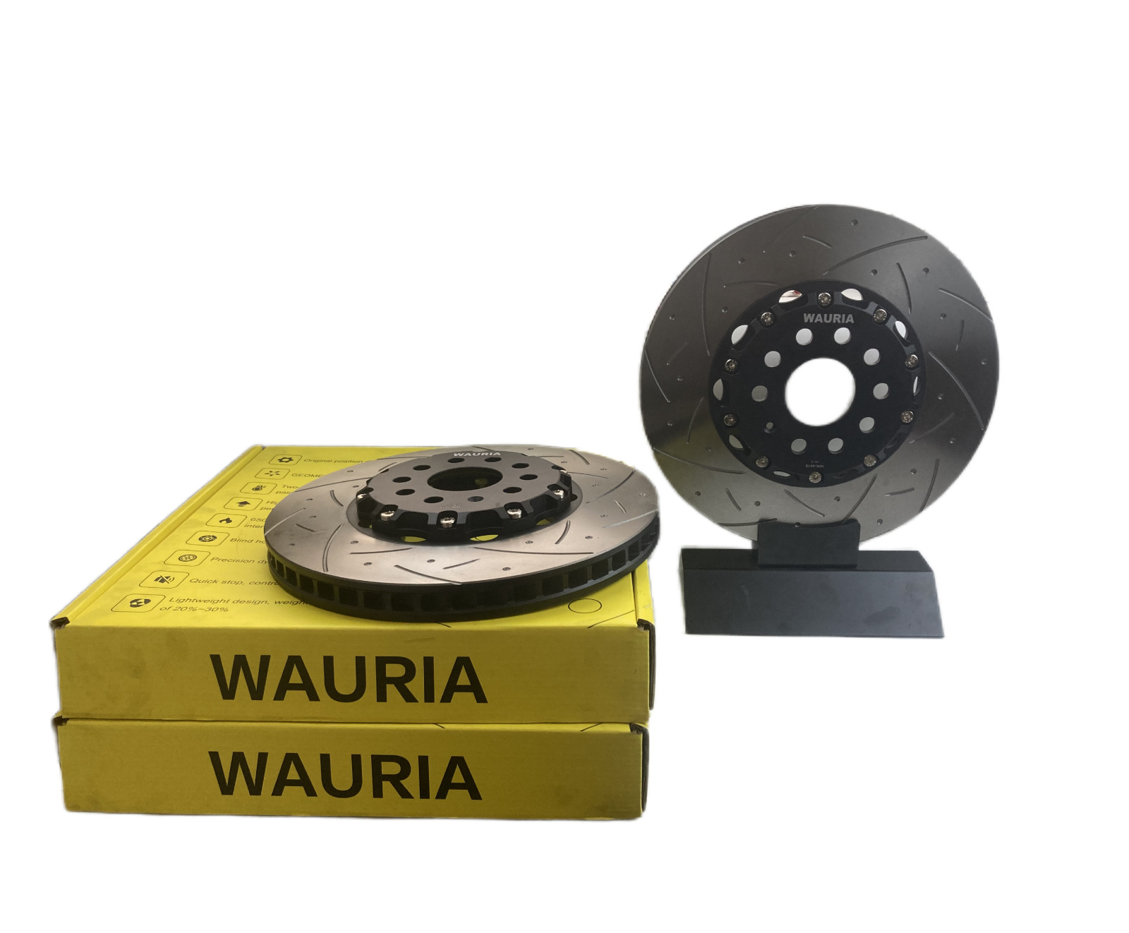 Front Disc 2-Piece Brake Rotors (340×30) For Volkswagen Golf R (L+R)