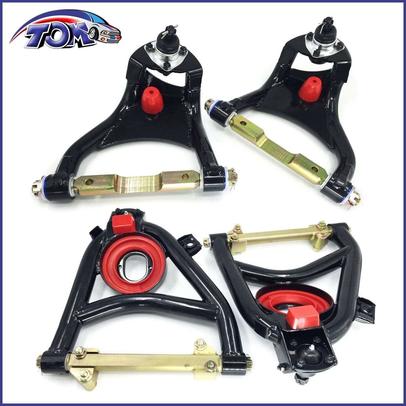 Tri 5 Tubular Front Control Arms Set For 55-57 Chevy Belair 210 150 Nomad HD