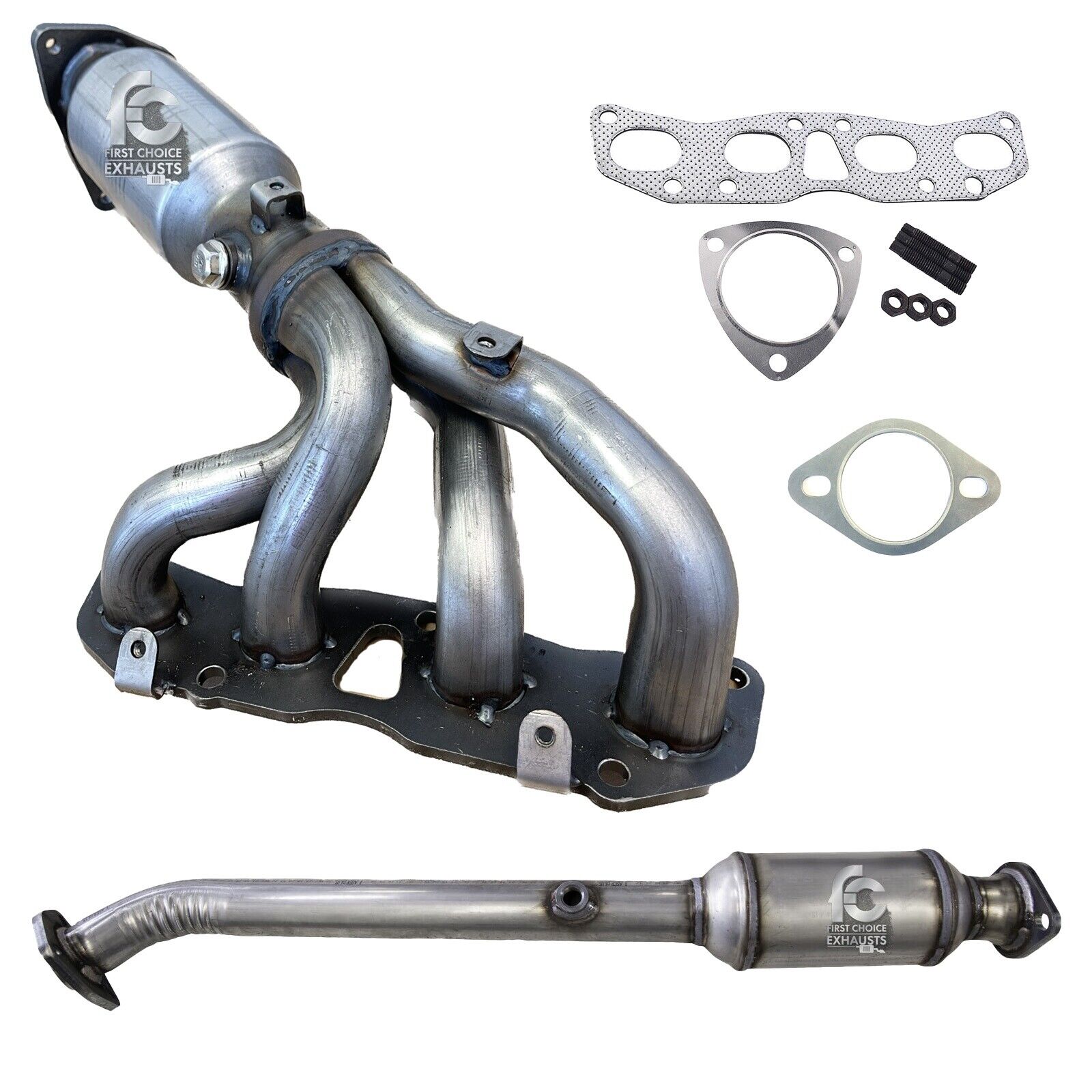 Fits 2009-2012 SUZUKI EQUATOR 2.5L Manifold Catalytic Converter Front and Rear