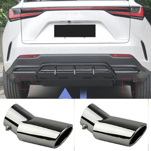 For Lexus NX 250 350 350h 2022-2023 stainless muffler exhaust Tail Pipe finisher