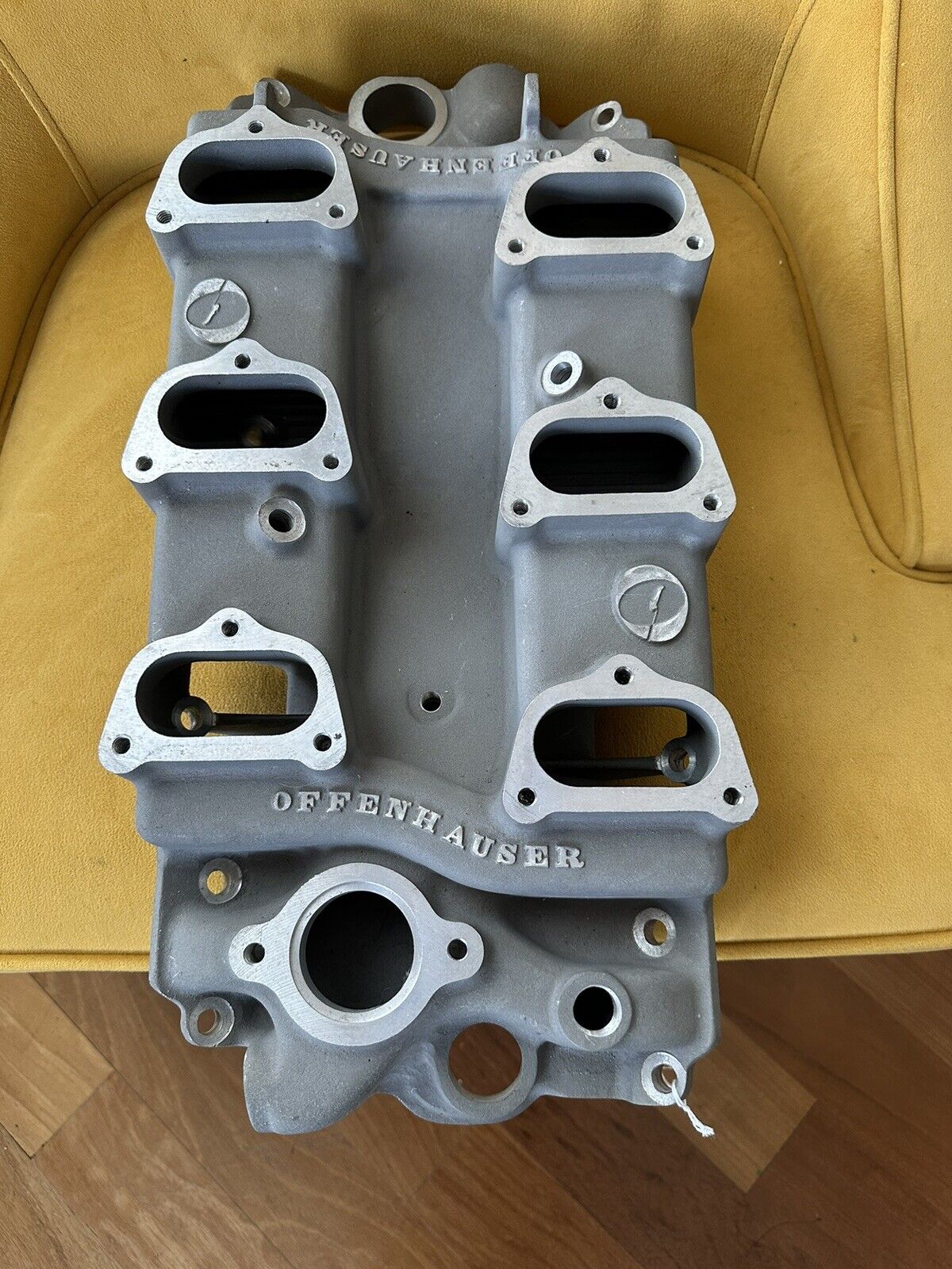 Offenhauser New Old Stock 6x2 Intake for 348 Chevy